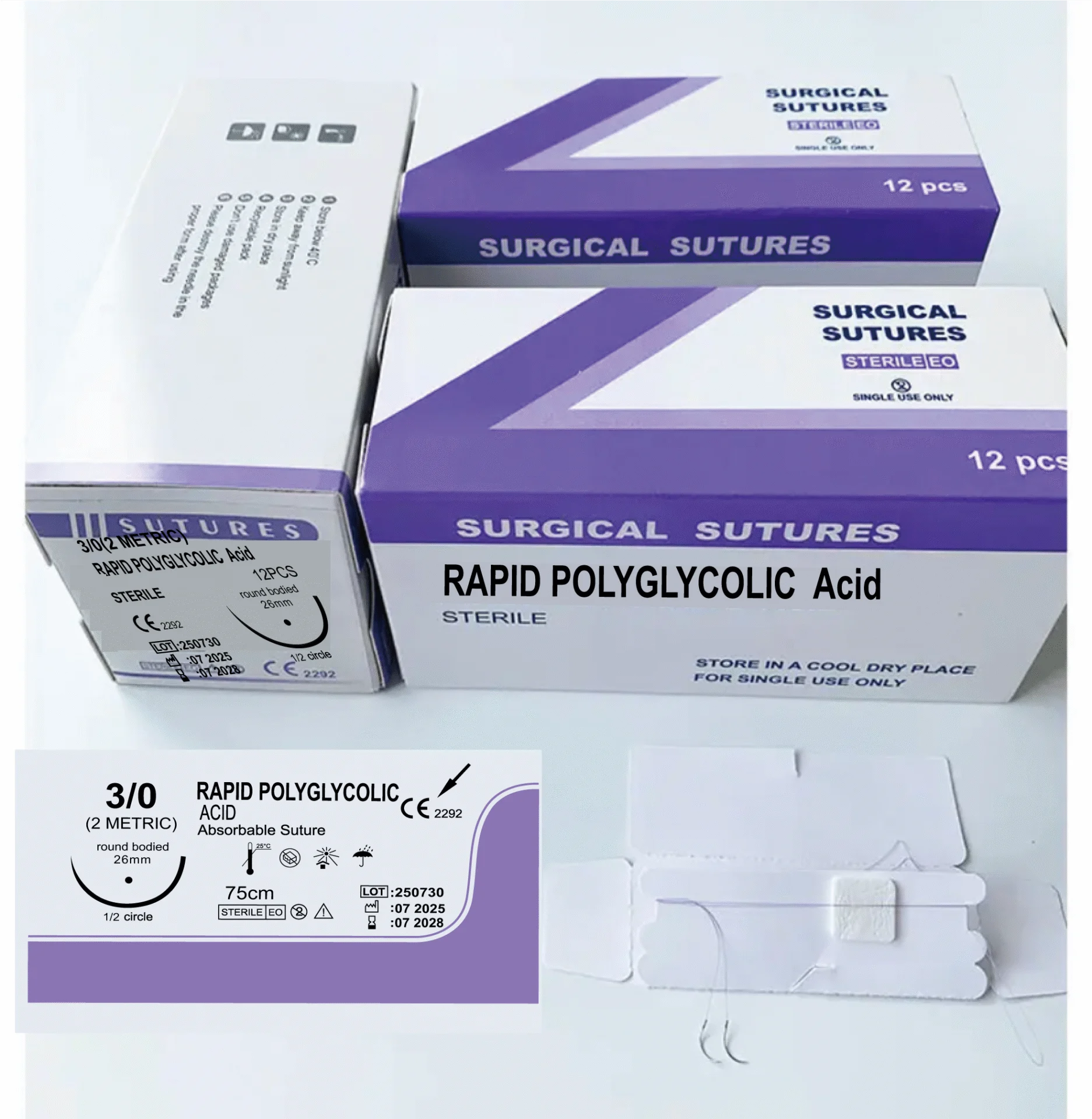 Comparison of absorbable and non-absorbable sutures